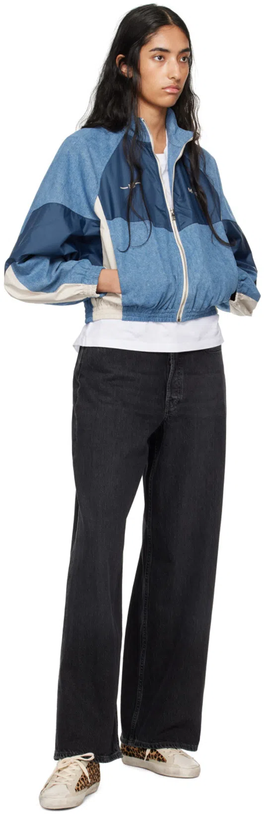 ACNE STUDIOS 5-pocket Denim Loose Fit High-waisted Jeans In Black