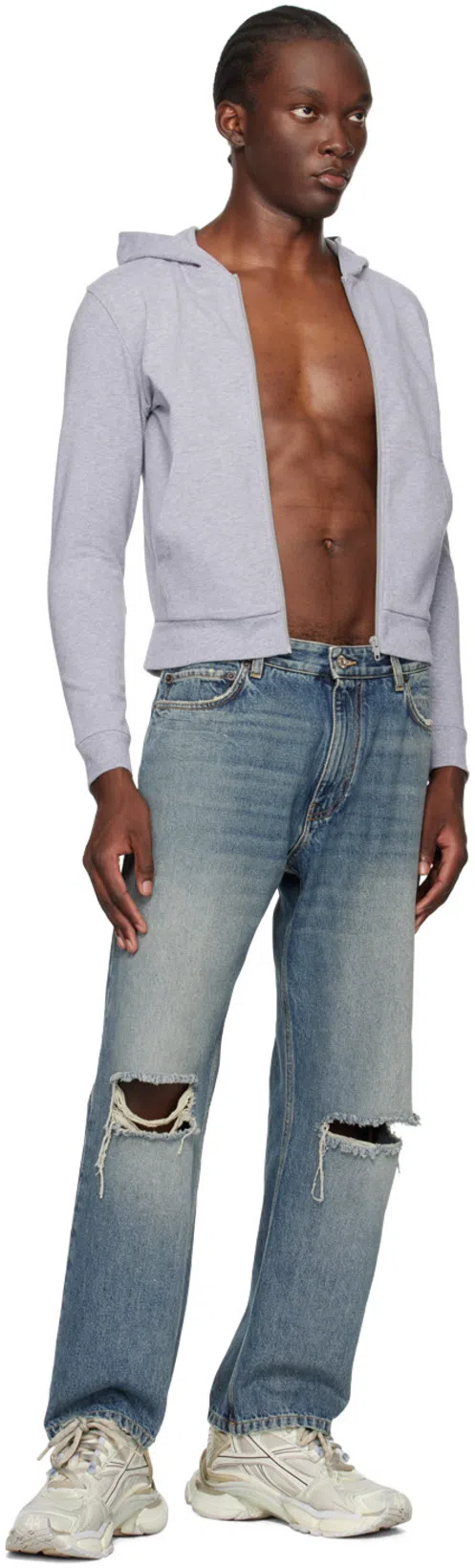 BALENCIAGA Be Right Back Running Sneakers In White