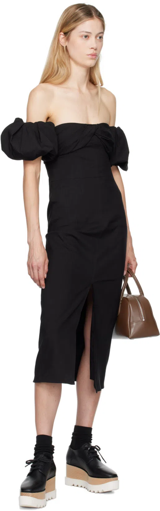 STELLA MCCARTNEY Elyse Platform Lace-up Shoes In Black