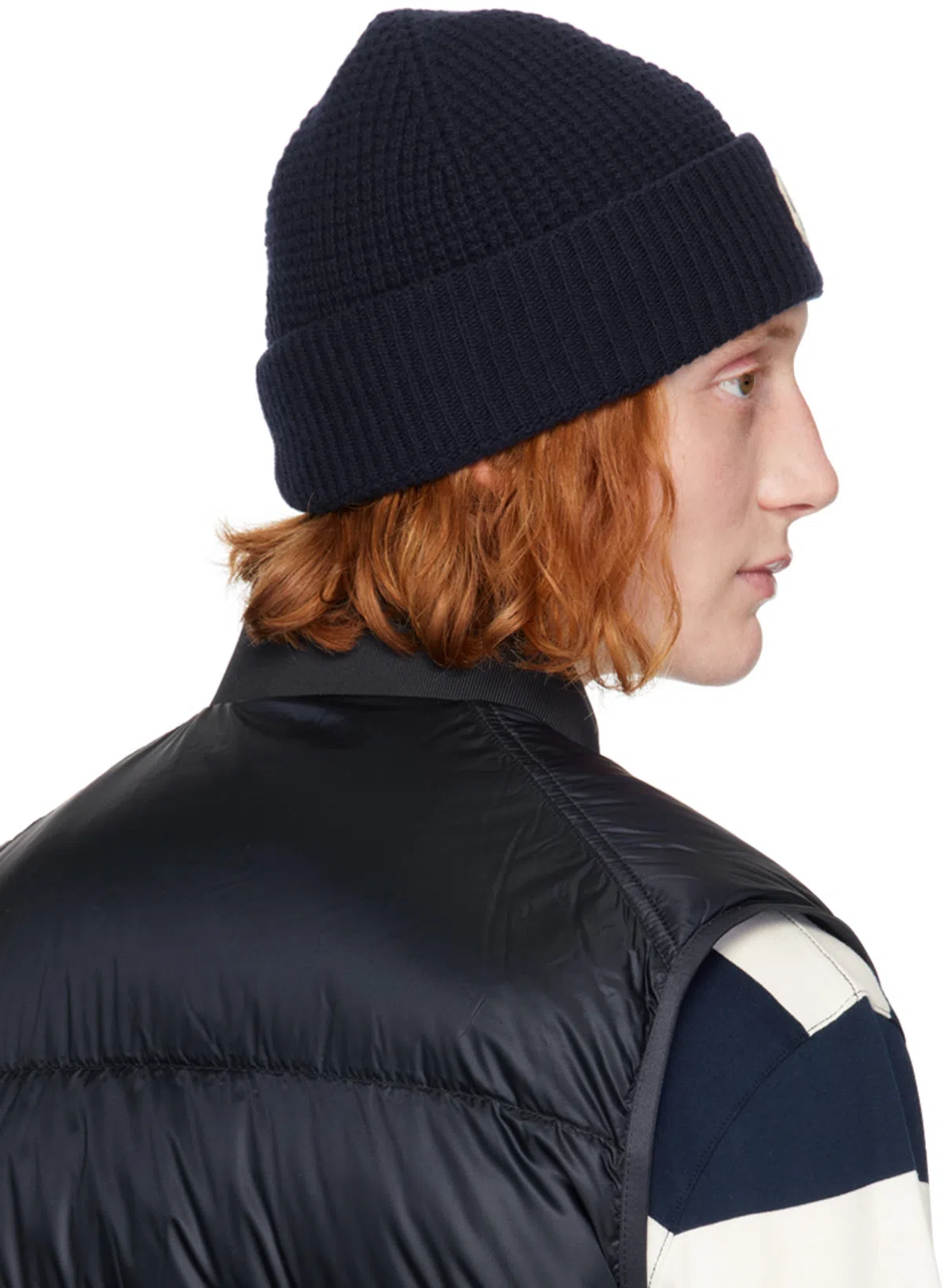 MONCLER Tibb Water Repellent Down Puffer Vest In Blue