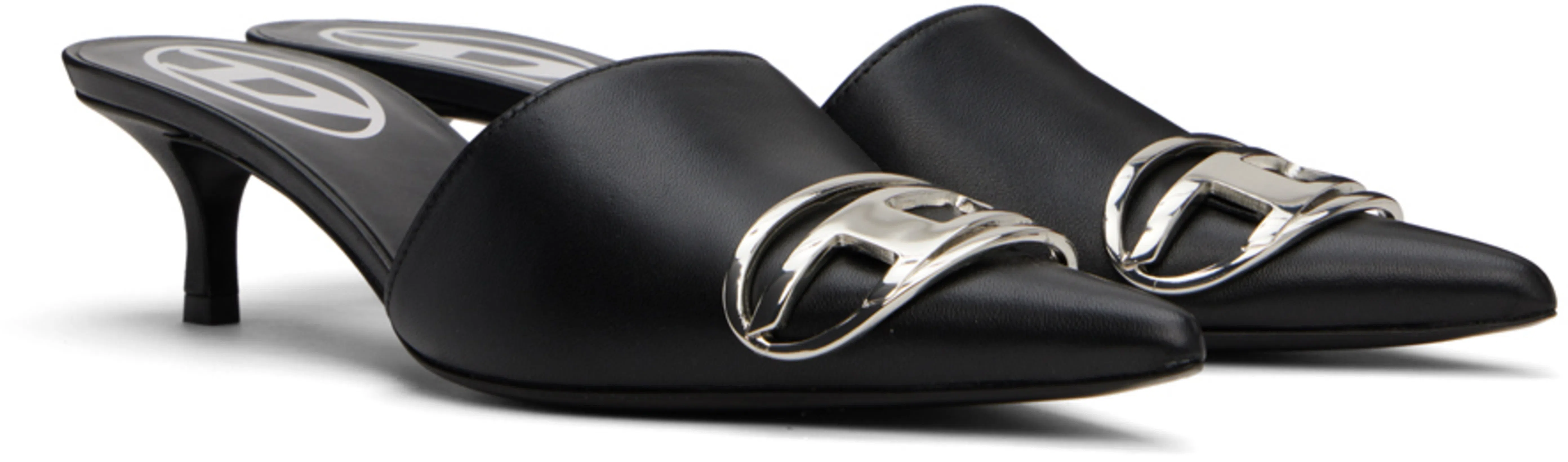 DIESEL Xs 1dr Smooth Leather Top Handle Bag In Black