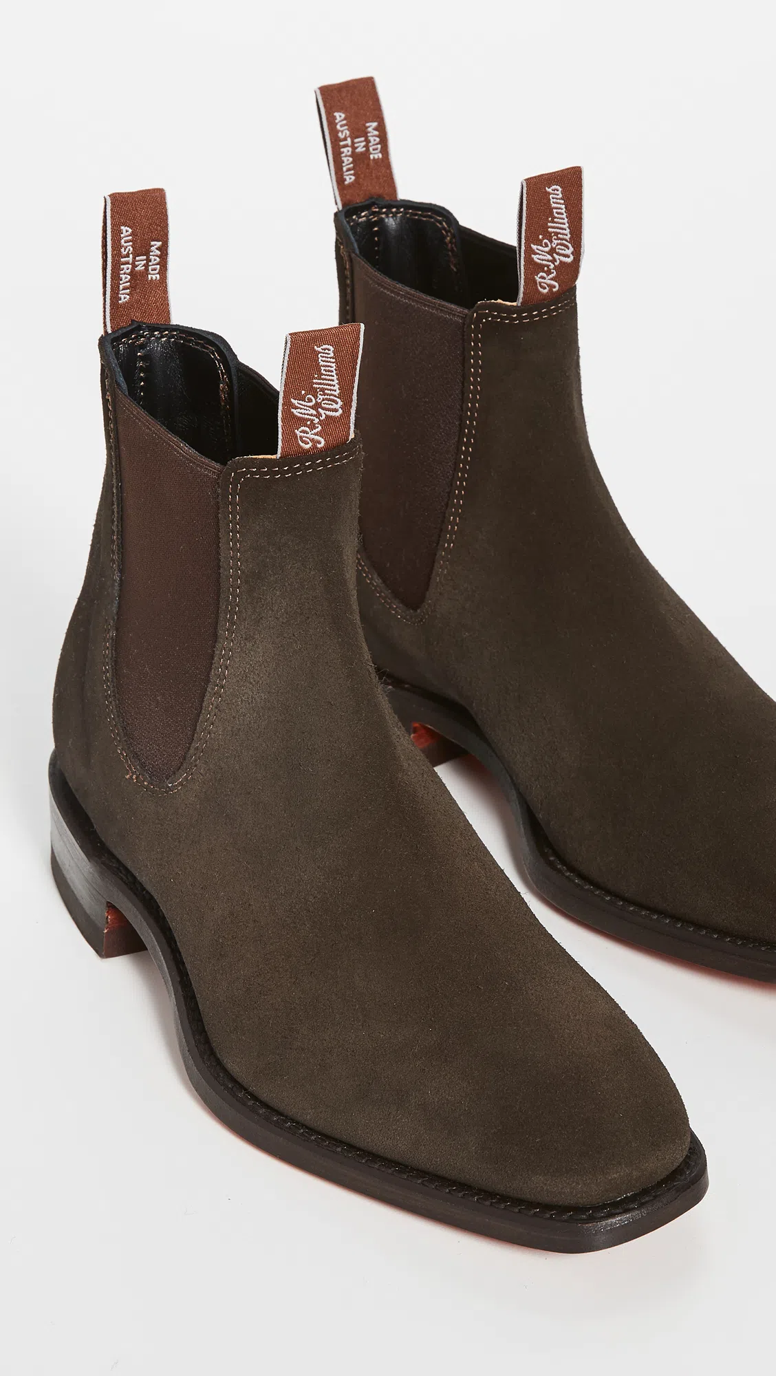 R.M.WILLIAMS R. M. Williams Suede Rm Boots Chocolate