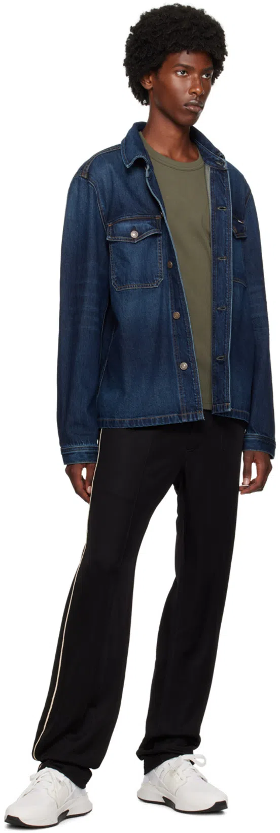 TOM FORD White Lace-up Sneakers