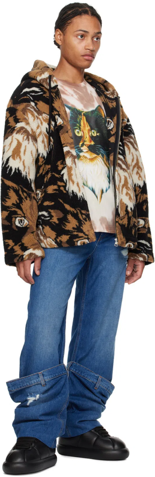 MARNI Puffy Low-top Lace-up Sneakers In Black