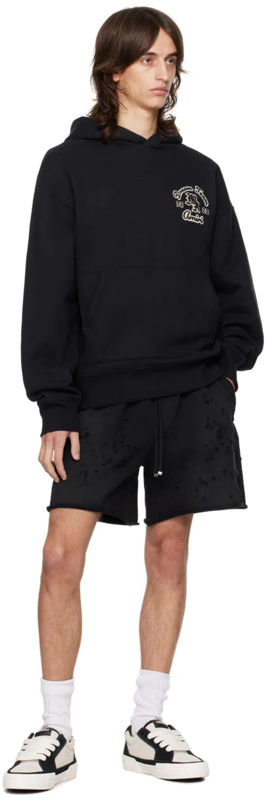 AMIRI Men's Dream Team Oversized Hoodie In Black