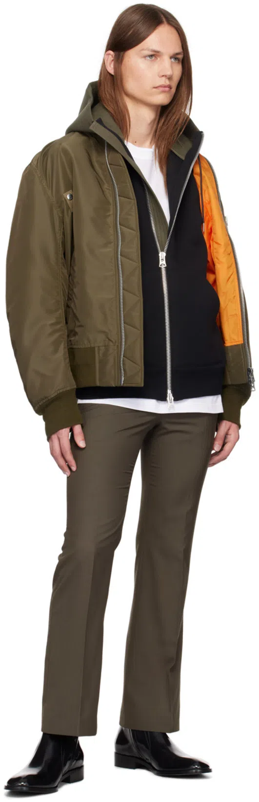 MAISON MARGIELA Tabi Toe Ankle Boots In Black