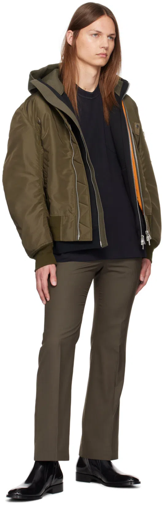 MAISON MARGIELA Tabi Toe Ankle Boots In Black