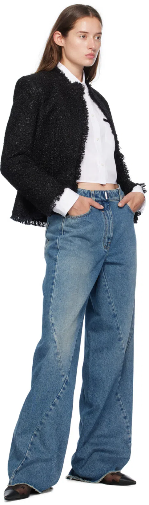 GIVENCHY Ballerina In 4g Mesh In Black