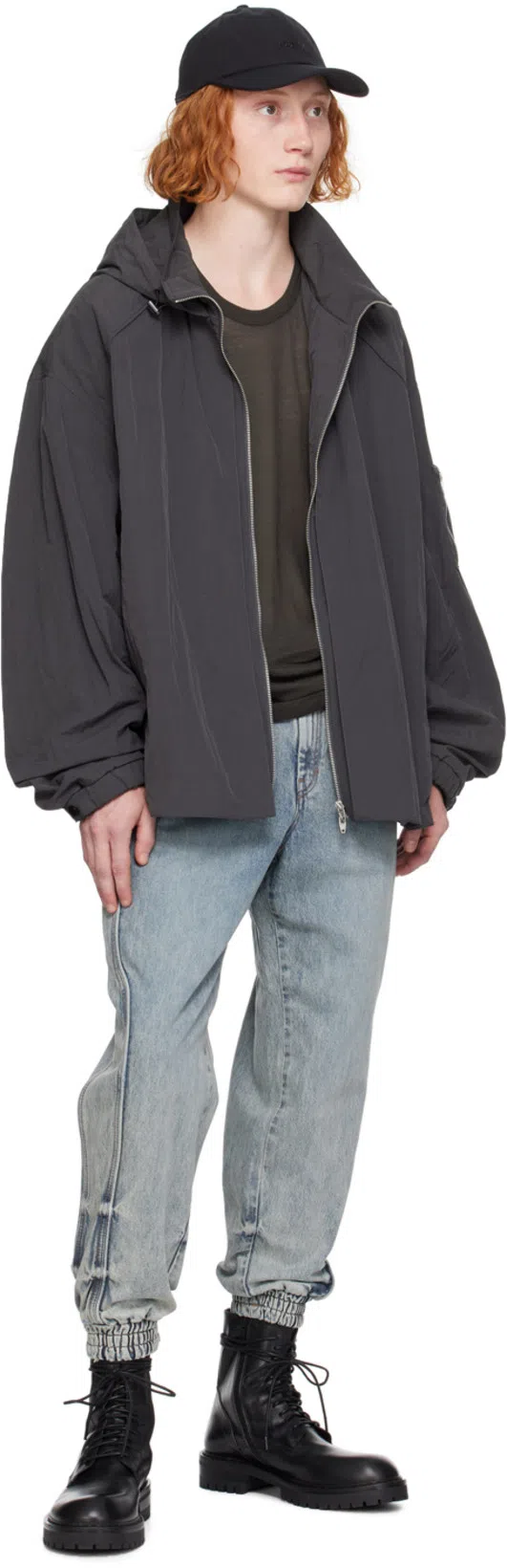 RICK OWENS Gray Porterville Basic Tank Top In 78 Drkdust