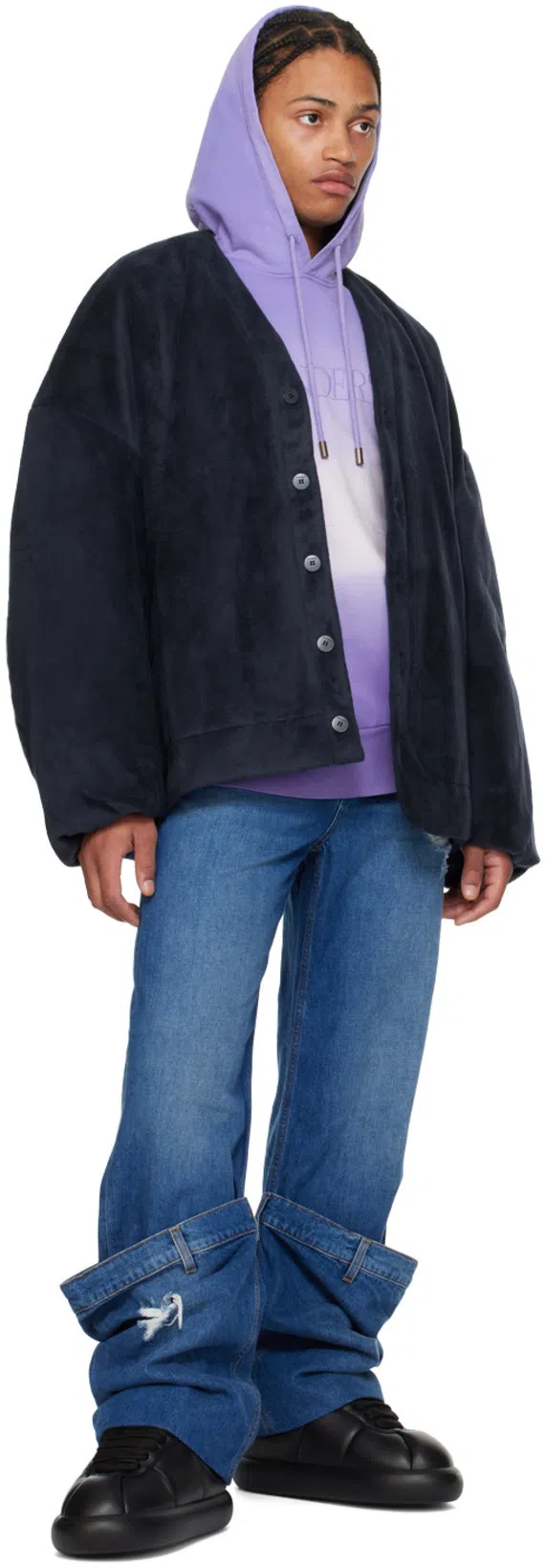 MARNI Puffy Low-top Lace-up Sneakers In Black