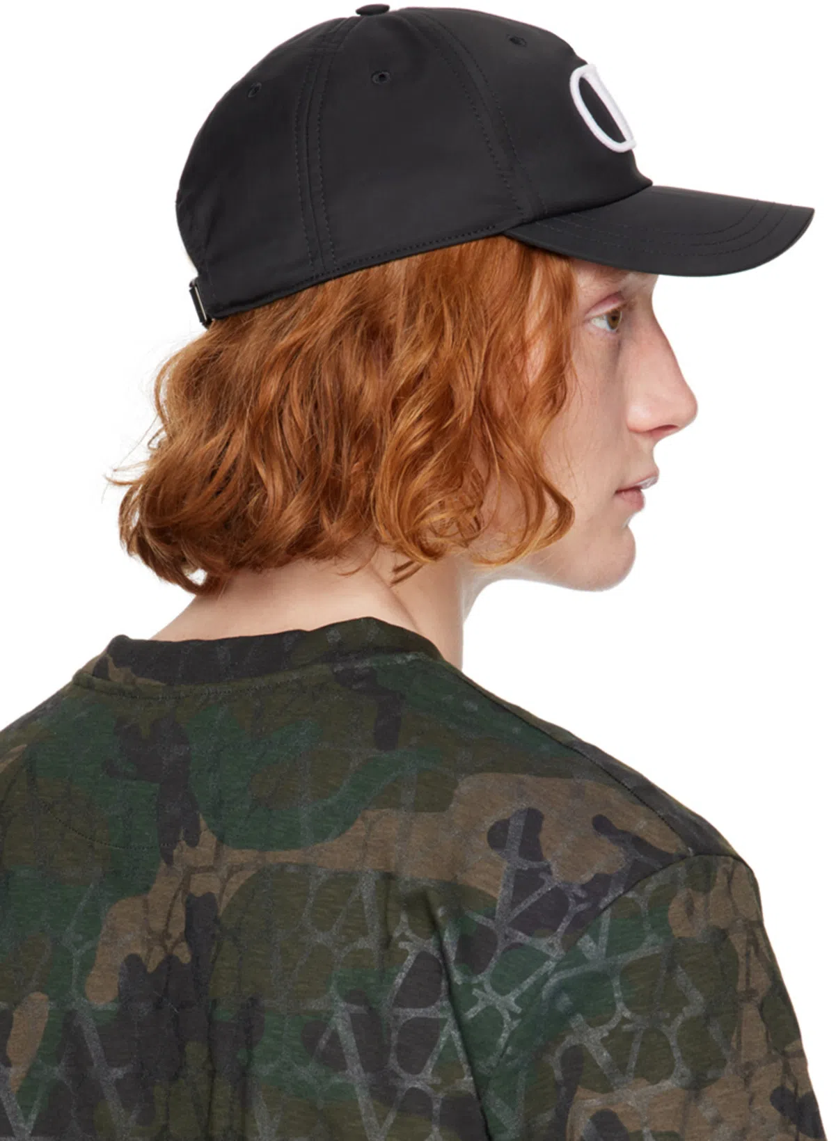 VALENTINO GARAVANI Vlogo Baseball Cap In Black