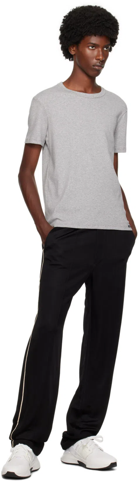 TOM FORD White Lace-up Sneakers