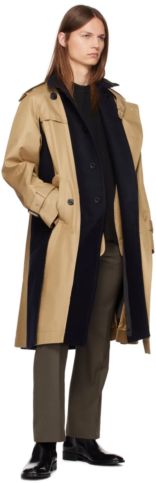 MAISON MARGIELA Tabi Toe Ankle Boots In Black