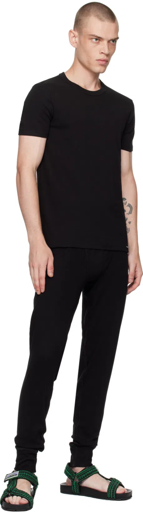 TOM FORD Cotton Modal T-shirt In Blue