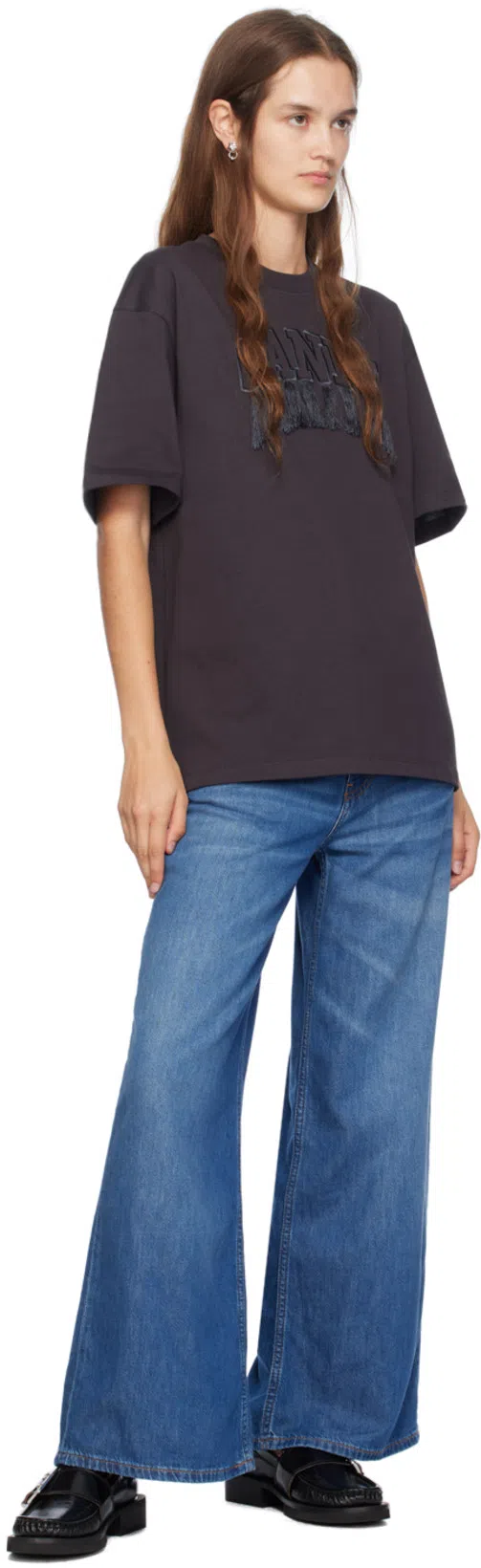 GANNI Women Feminine Buckle Loafers In Black