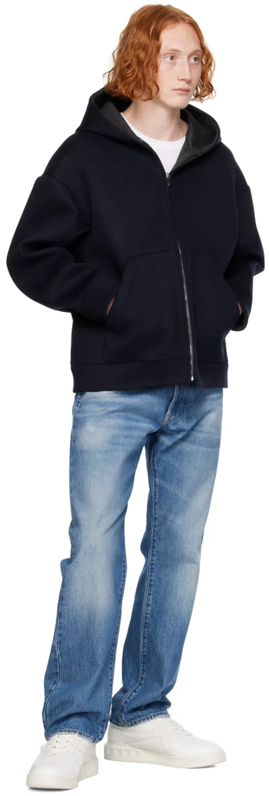 VALENTINO GARAVANI White Nappa Leather One Stud Xl Sneakers