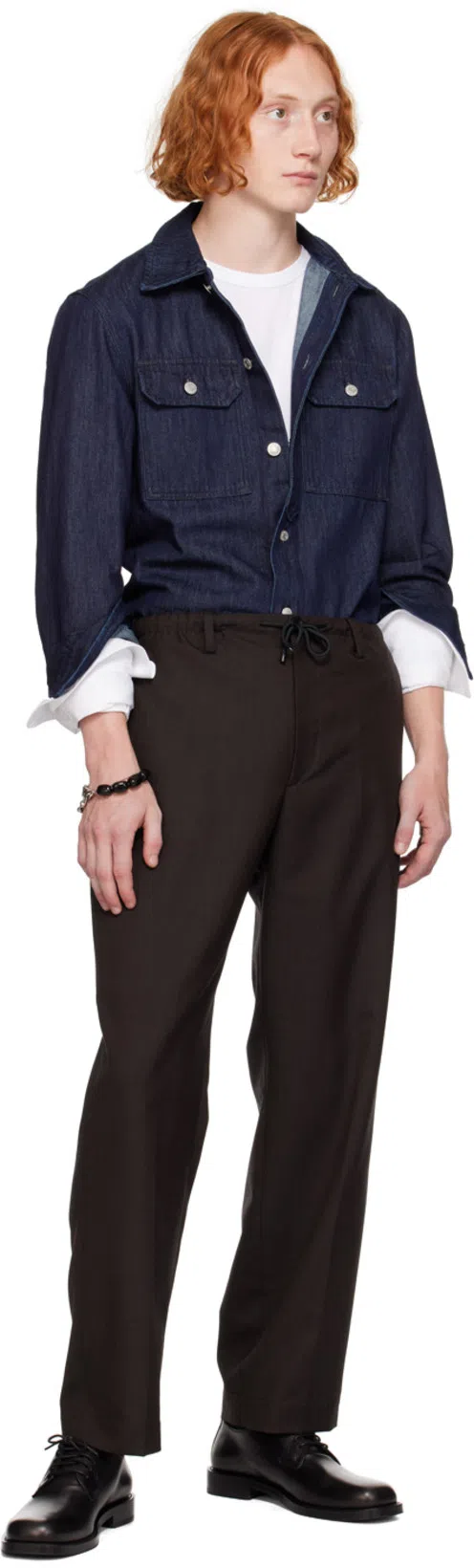 DRIES VAN NOTEN White Mock Neck Long Sleeve T-shirt In 1 White