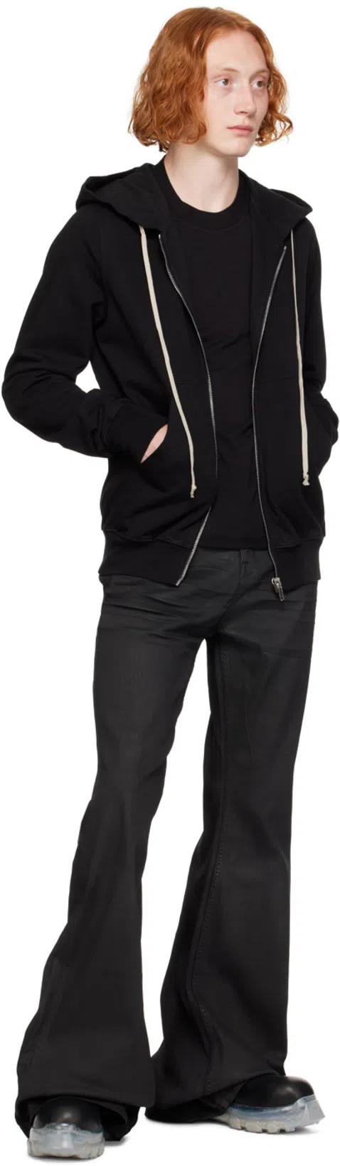 RICK OWENS Dark Green Tractor Ankle Boots With Elastic Gussets