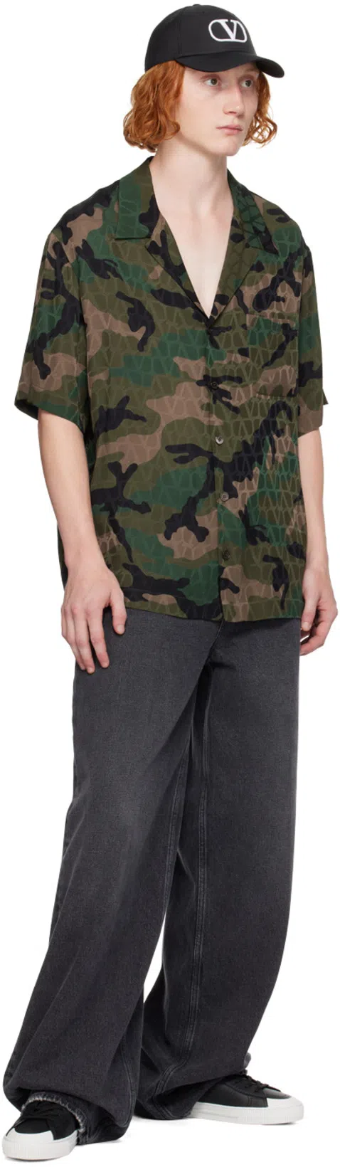 VALENTINO GARAVANI Vlogo Baseball Cap In Black