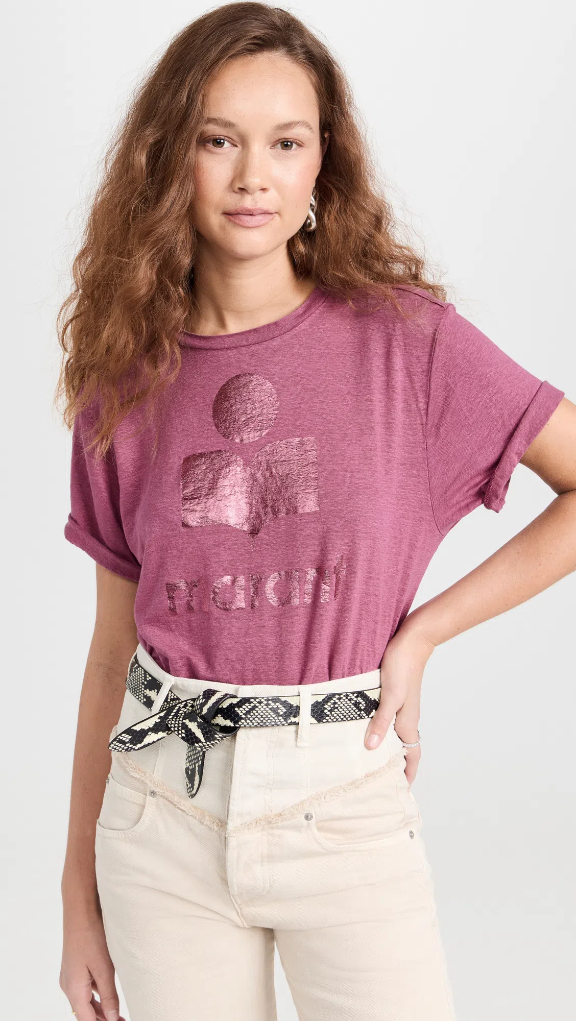 ISABEL MARANT ÉTOILE Koldi T-shirt In White