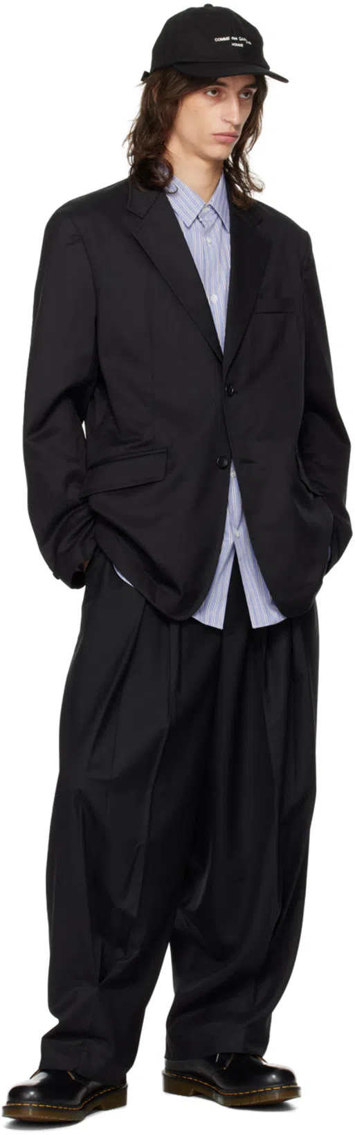 DR. MARTENS Black 1461 Bex Toe Cap Oxfords