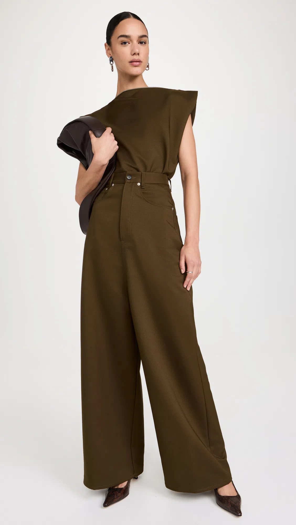 AEYDE Catrina 40 Snake-effect Leather Slingback Pumps In Black