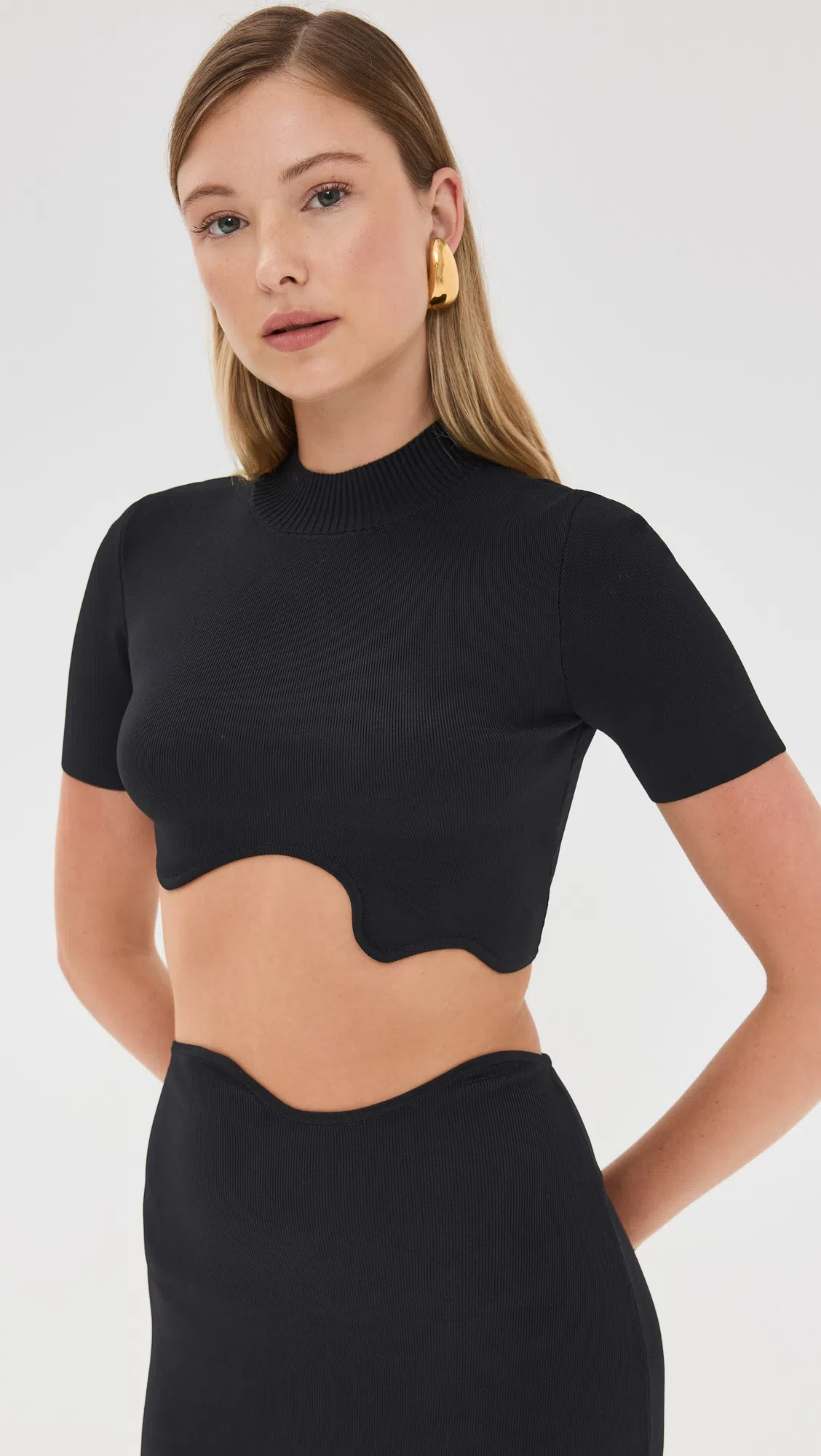 DL1961 Bridget Boot Black Coated High-rise Instasculpt Crop Jean