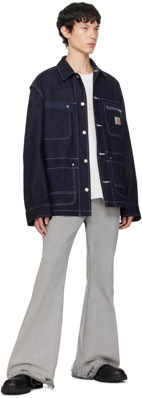 HELMUT LANG Relaxed-fit T-shirt With Unique Splatter Print In Neutral