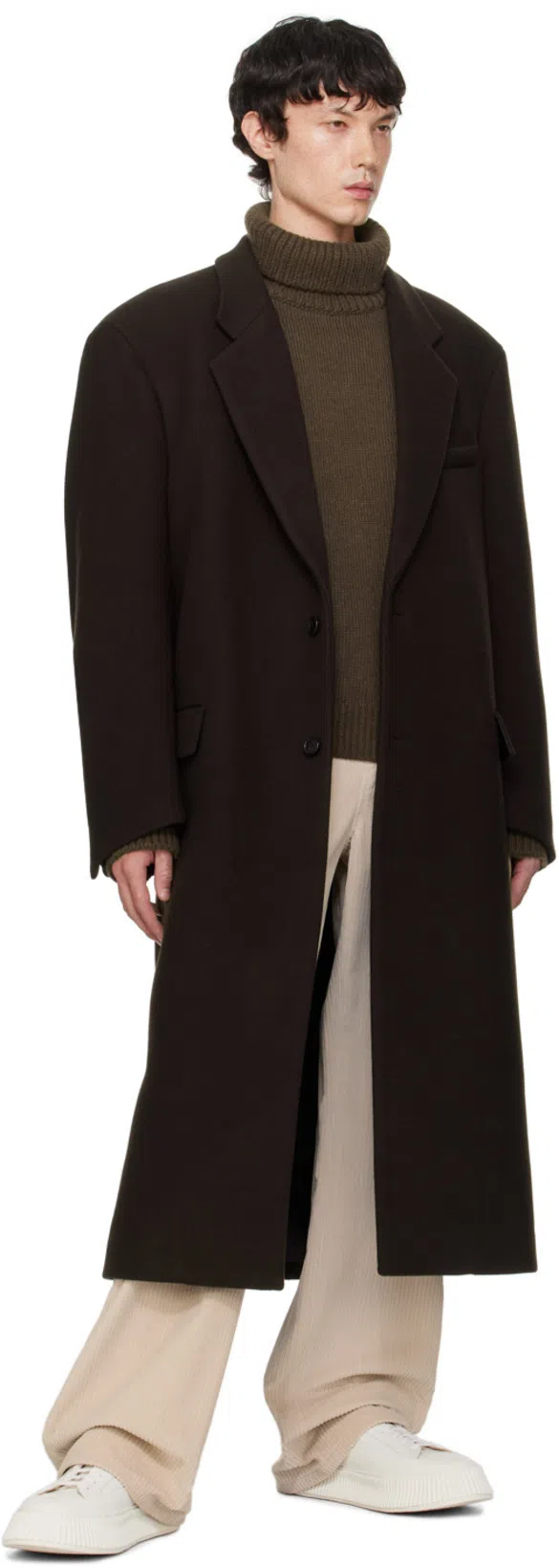 JIL SANDER White Low-top Platform Sneakers In 102 Neve