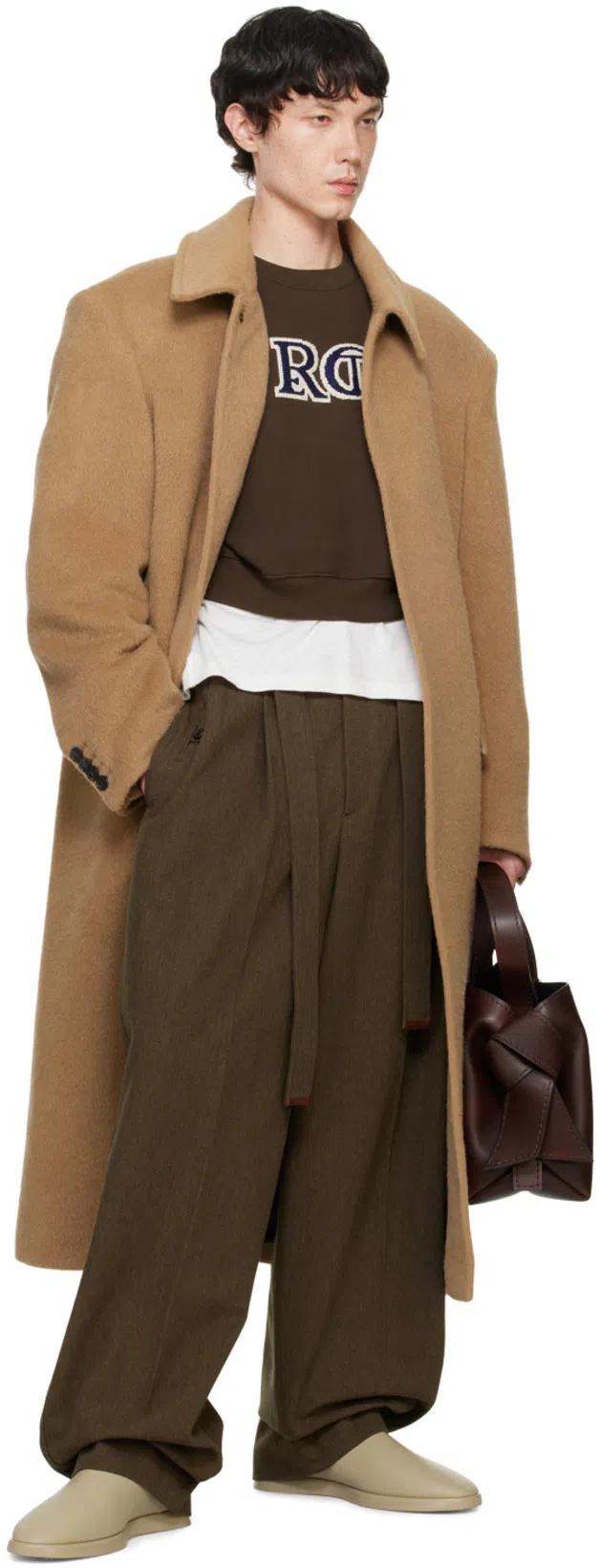 RAG & BONE Cotton Blend Waffle Knit Henley In White