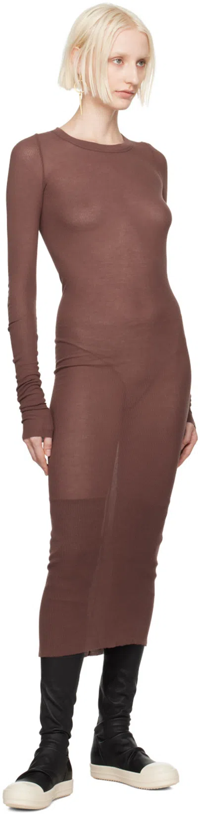 RICK OWENS Black Knee-high Sneakers With Platform In Leather Woman In Gray