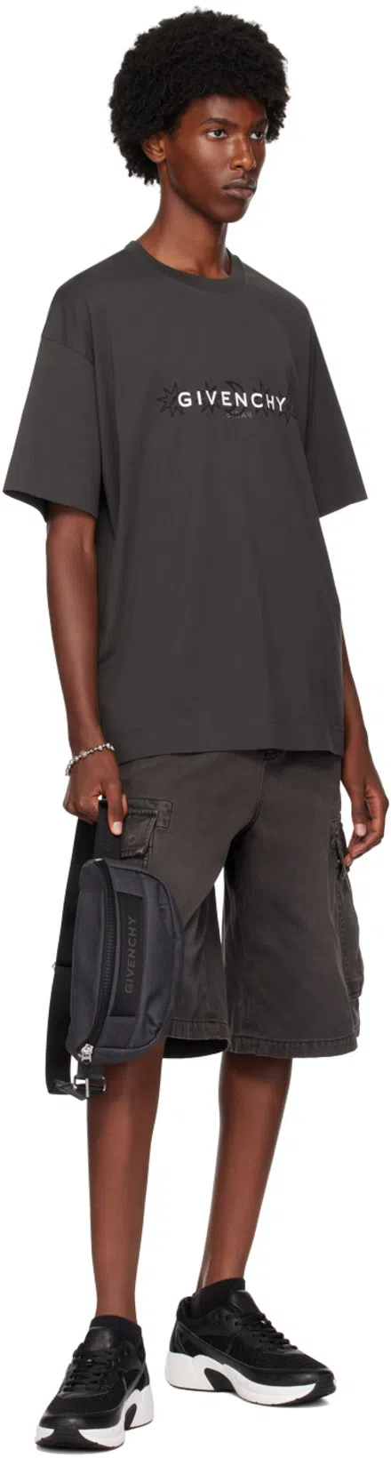 GIVENCHY Nfnty-52 Low Top Runners Sneakers Men In Black