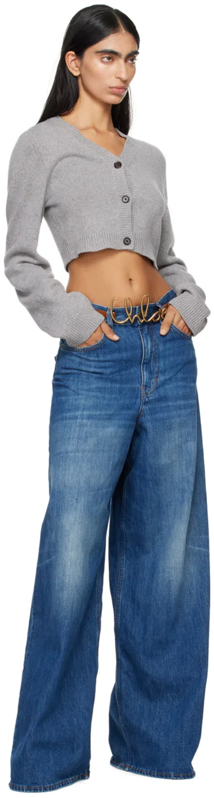 CHLOÉ Jeannette Wedge Clogs In Brown