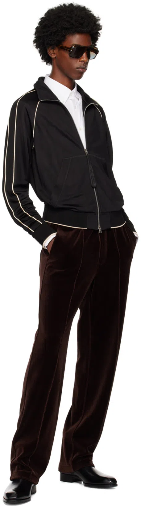 TOM FORD Turner Navigator Sunglasses, 58mm In 52f