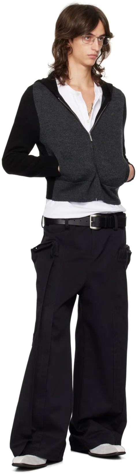 TOM FORD White Stretch-cotton Round-neck Henley T-shirt