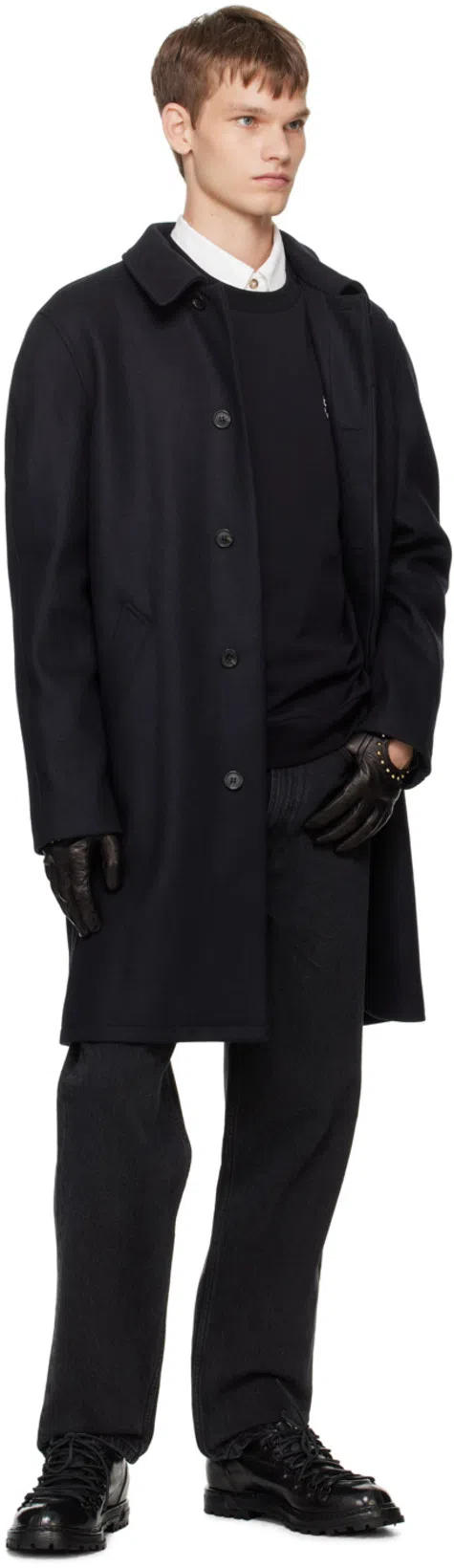 APC A.p.c. Straight-cut Sweatshirt In Black