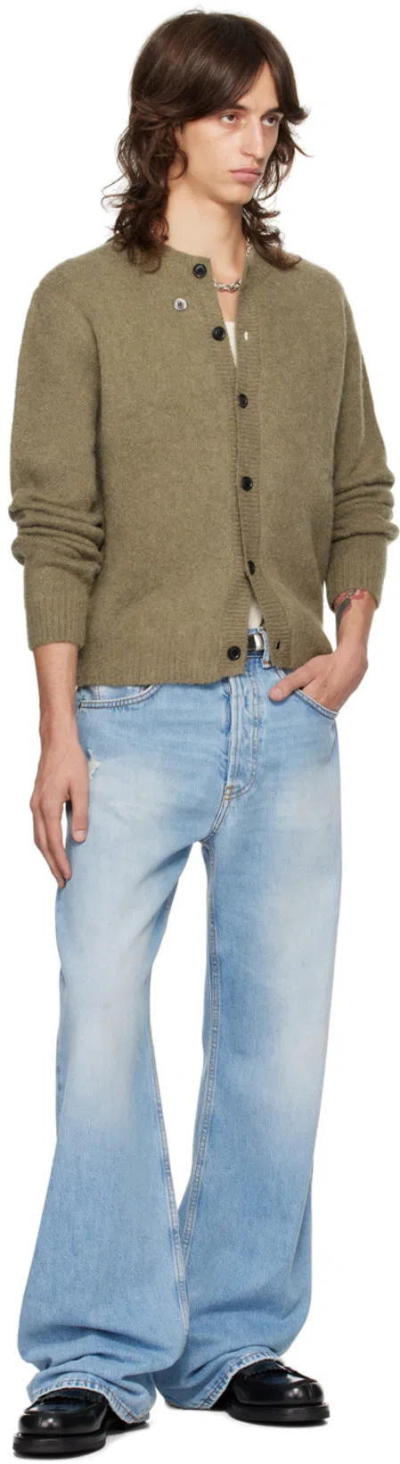 OUR LEGACY Black 2 Cm Belt In Black Leather