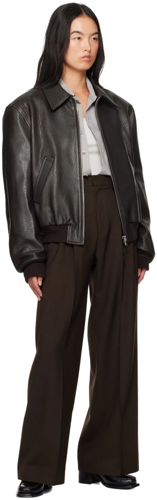 RECTO Gray Gigo Oversized Shirt In Cool Grey