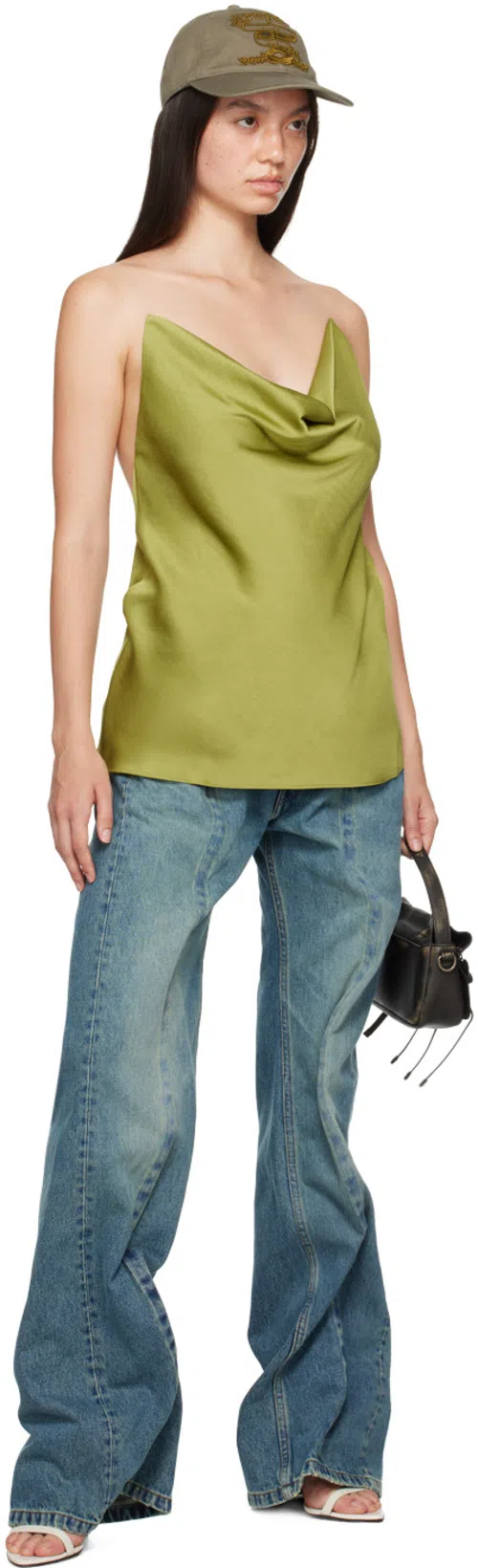 TOM FORD Silver Nappa Padlock Pointy Naked Heeled Sandals