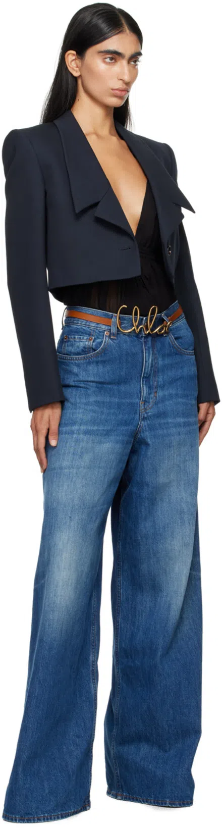 CHLOÉ Jeannette Wedge Clogs In Brown