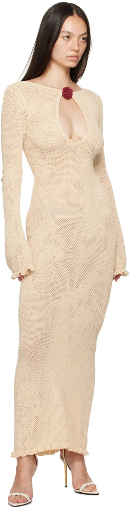 TOM FORD Silver Nappa Padlock Pointy Naked Heeled Sandals