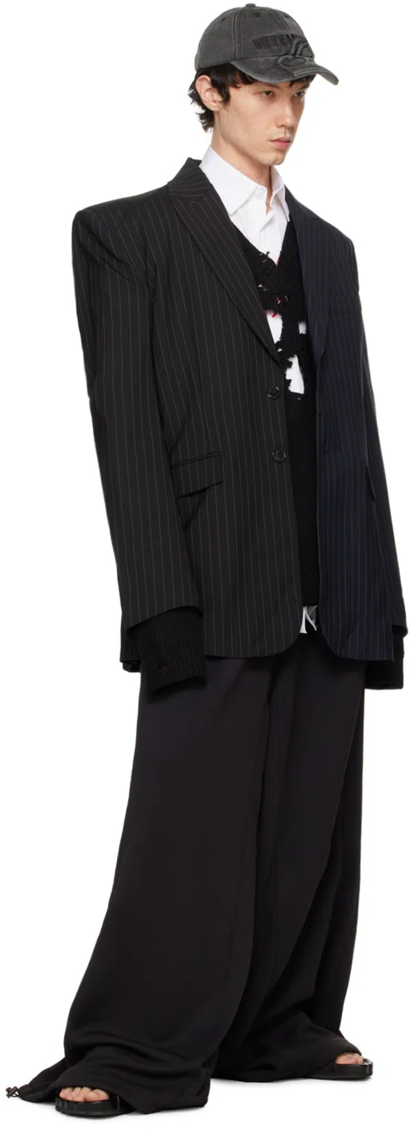 BALENCIAGA Smooth Leather Sunday Slides For A Chic In Black