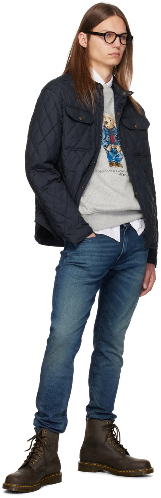 POLO RALPH LAUREN Long-sleeved Button-down Shirt With Tailored Fit In White