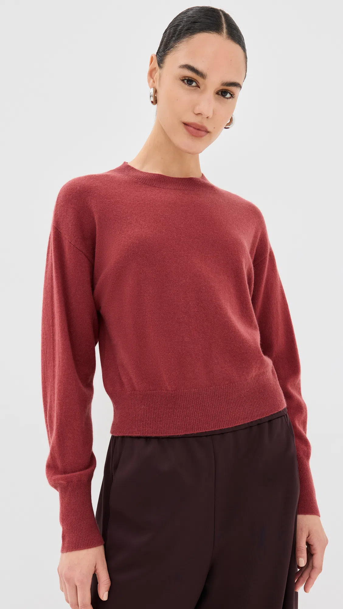 LE KASHA Womens Regular-fit Round-neck Cashmere-knit Jumper Framboise Xs