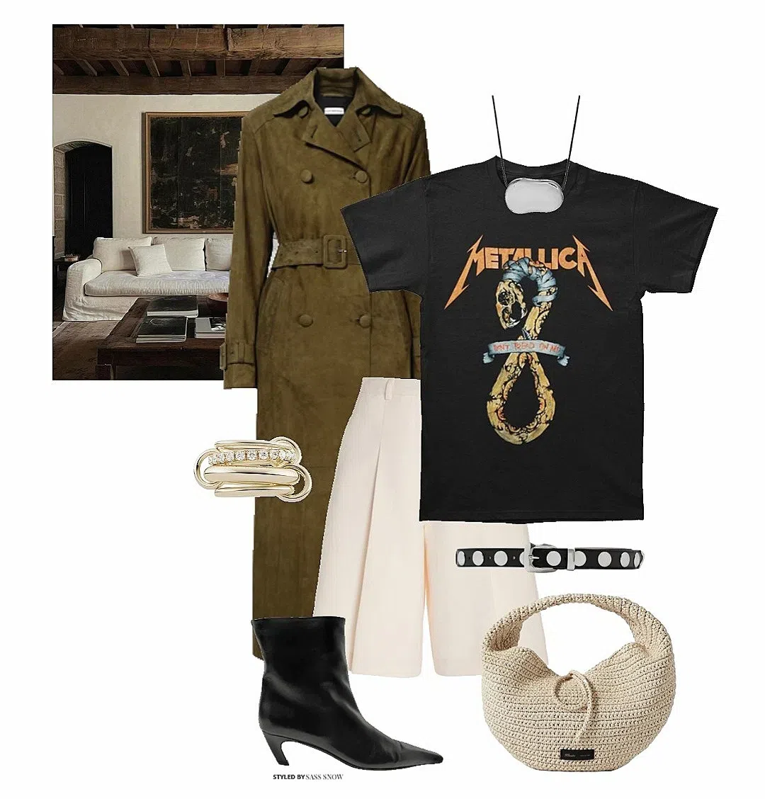 KHAITE Leather Arizona Heeled Ankle Boots 50 In Black