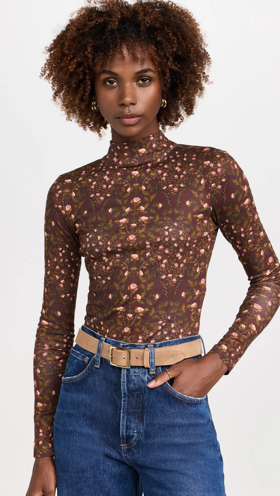 AGUA BY AGUA BENDITA Pluma Mini Dress In Brown