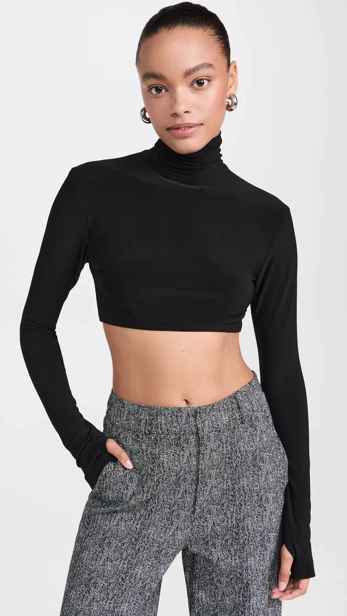 PROENZA SCHOULER Women's Spike Tulle Mesh Sandal In Black