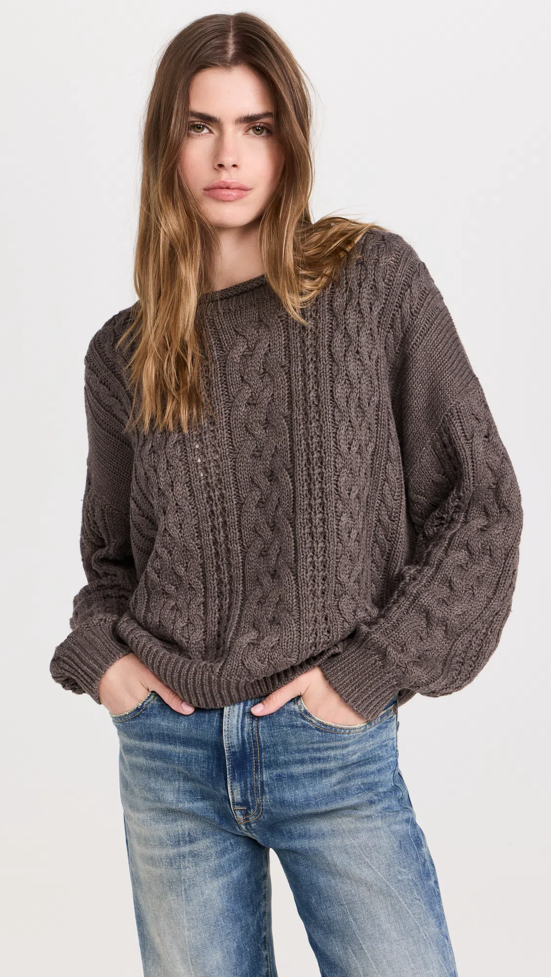 AGOLDE Sleeveless Ribbed Tank Top In Wired Light Grey