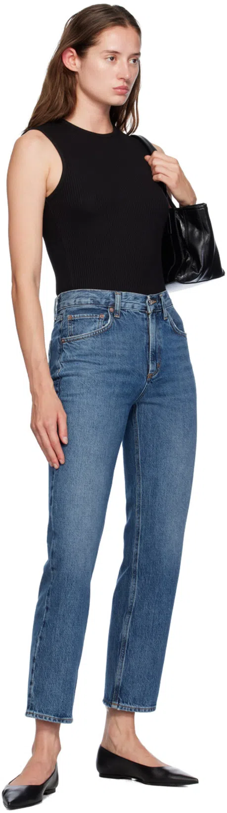 AGOLDE Parker Easy Straight Jean In Placebo In Multi