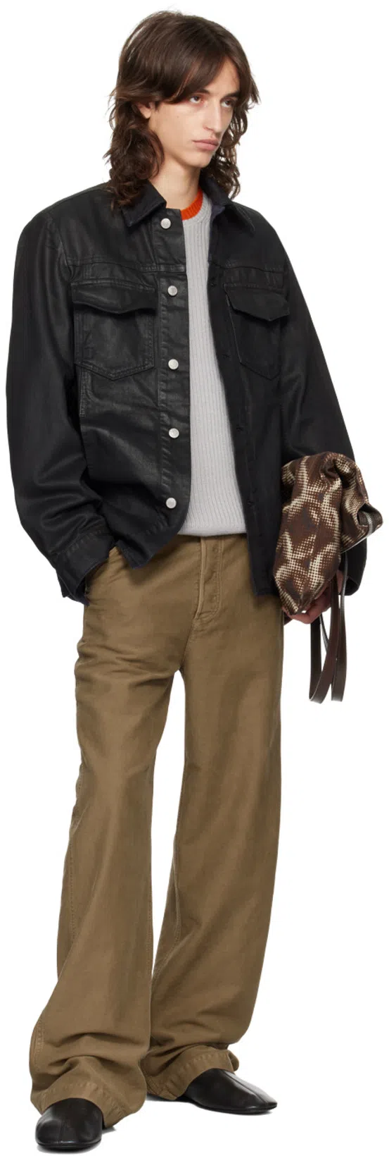 DRIES VAN NOTEN Brown Cotton Tote In Brown 703